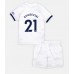 Günstige Tottenham Hotspur Dejan Kulusevski #21 Babykleidung Heim Fussballtrikot Kinder 2023-24 Kurzarm (+ kurze hosen)